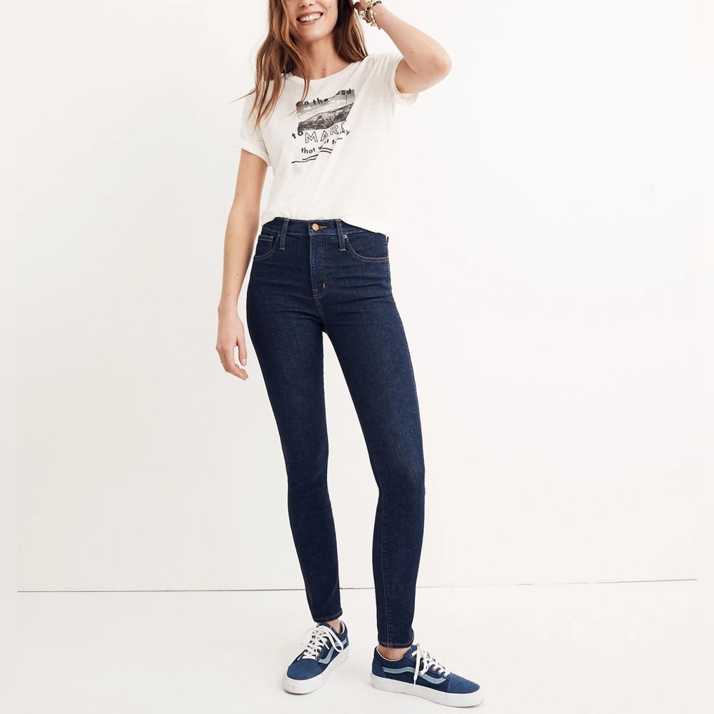 Madewell 10" High-Rise Skinny Jeans. Size 27T